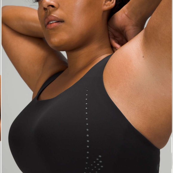 lululemon NWT AirSupport Bra *High Support 34C Black/Asphalt Grey - Picture 6 of 8